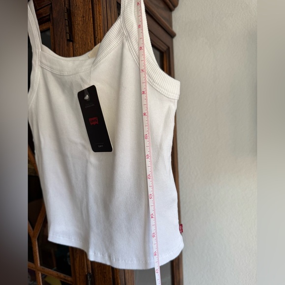 Levi’s Essential Sporty Rib Tank White Size M - Picture 5 of 7